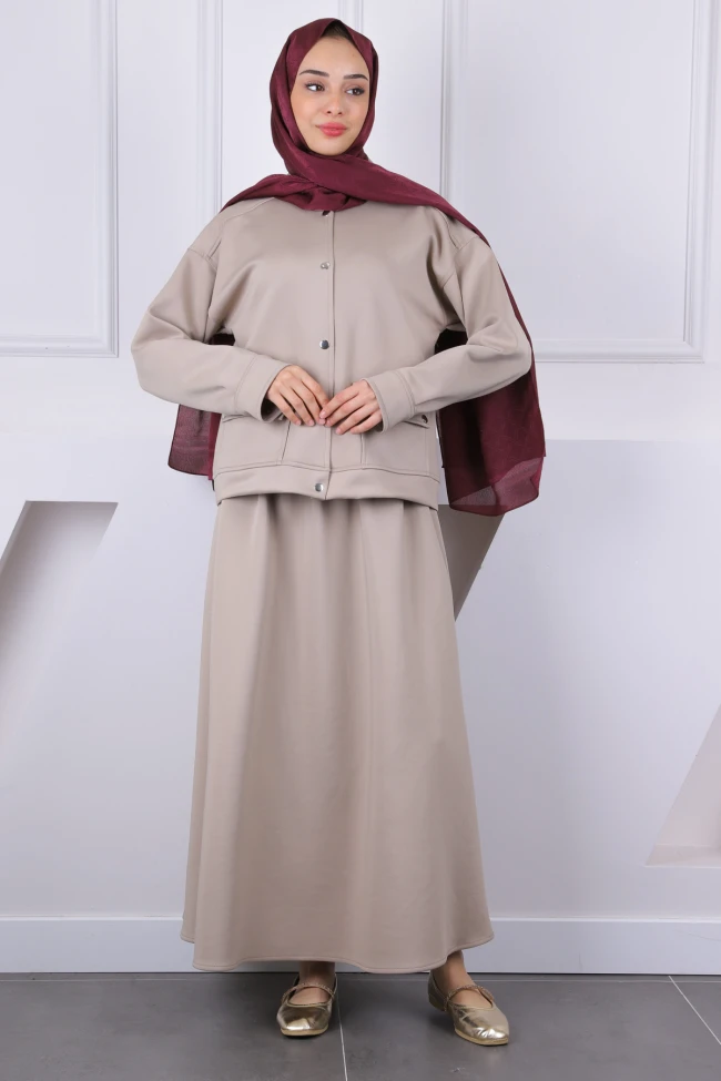 Vizon Scuba Ceket Etekli Takım