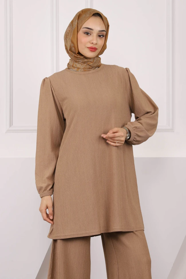 Vizon Bürümcük Tunik Pantolonlu Takım