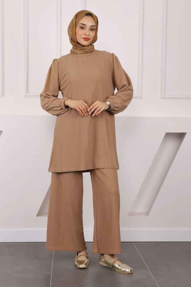 Vizon Bürümcük Tunik Pantolonlu Takım