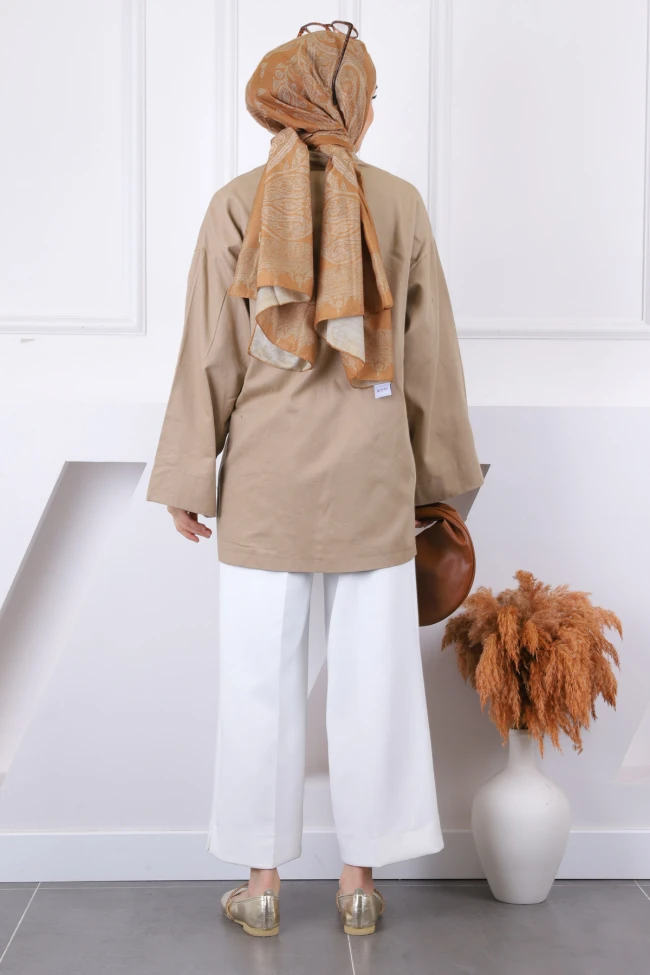 Vizon Çapraz Bağlamalı Kimono