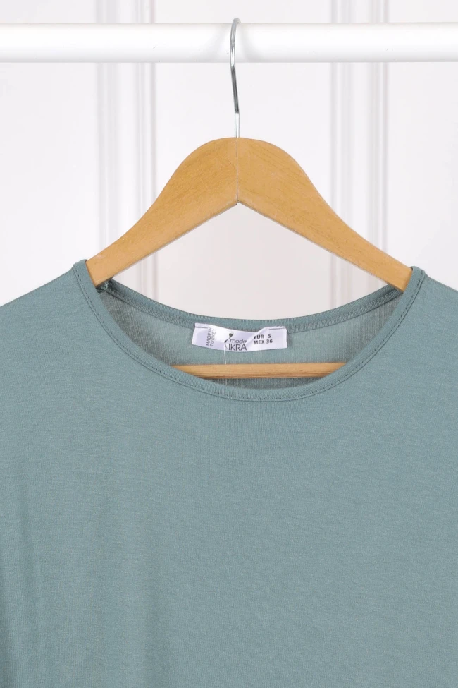 Mint Yeşili Sıfır Kol İçlik Tunik