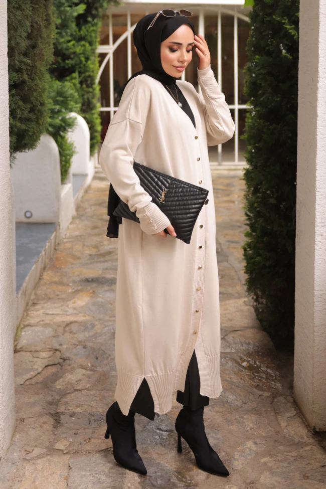 Taş Soğuk İplik Triko Hırka