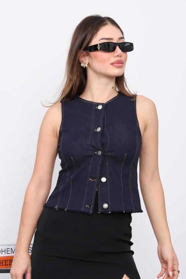 Mavi Denim Yelek