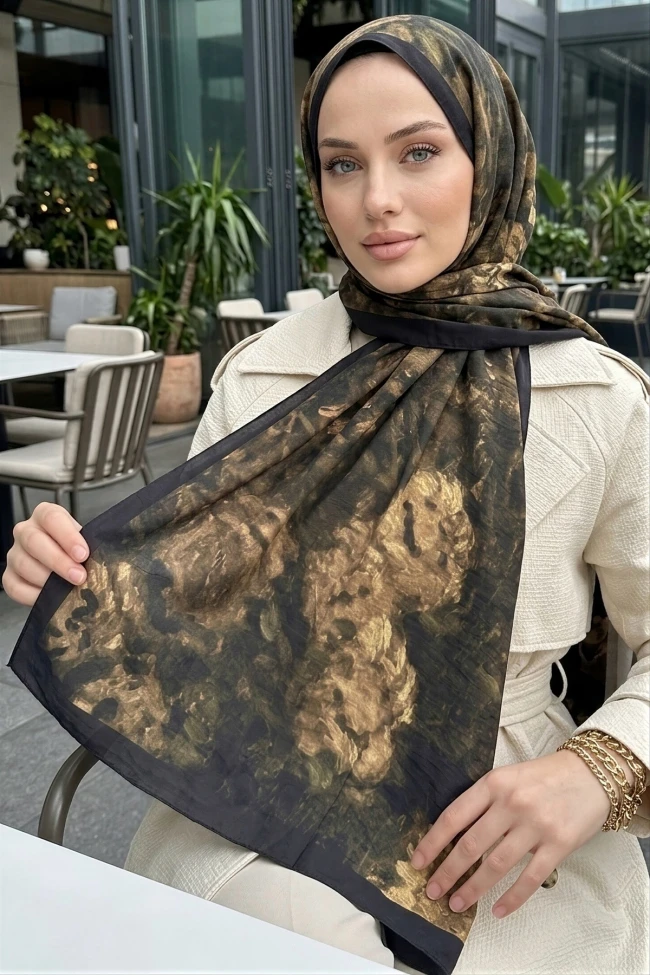 Kahve Taba İpekhan Seren Şal