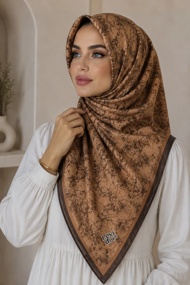 Camel Kehribar Eşarp