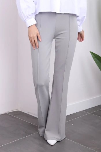 Yüksek Bel Çimalı İspanyol Pantolon