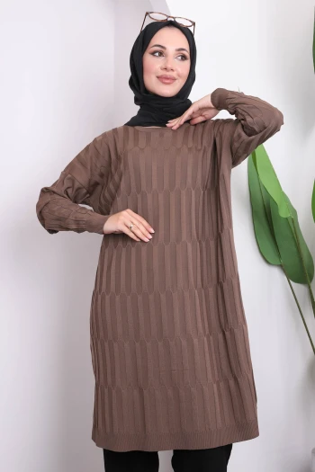 Soğuk İplik Merserize Triko Tunik