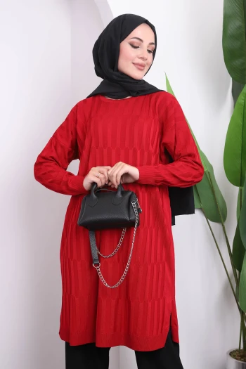 Soğuk İplik Merserize Triko Tunik