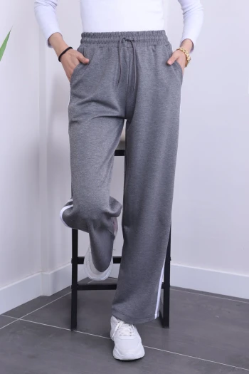 Füme Bel Lastikli Modal Eşofman Altı