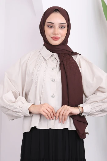 Taş Ön Detaylı Kısa Gömlek