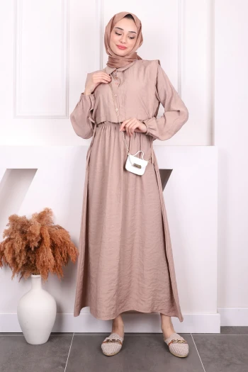 Vizon Süveterli Elbise Kombin Takım