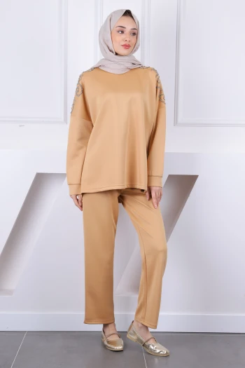 Bisküvi Omzu Taşlı Scuba Takım