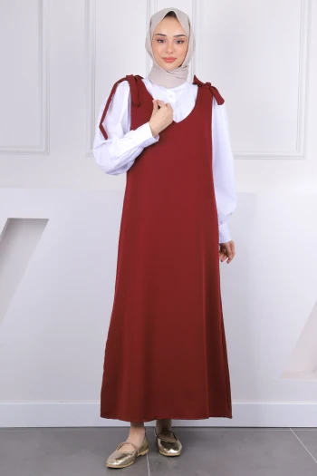Bordo Omzu Bağlamalı Jile