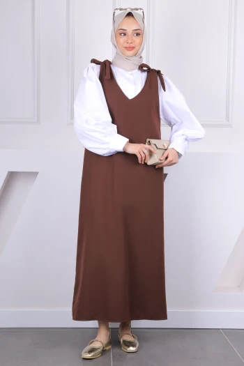 Kahverengi Omzu Bağlamalı Jile