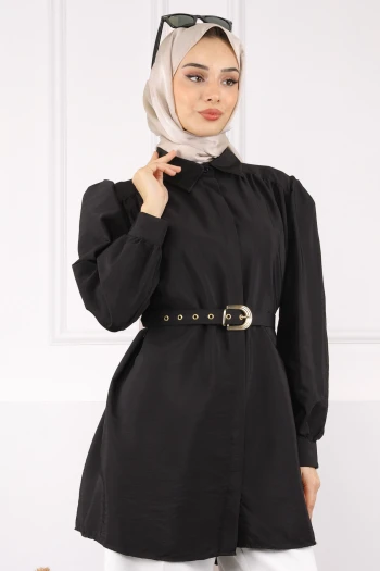 Siyah Kemerli Modal Tunik