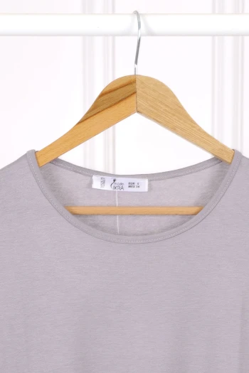 Gri Sıfır Kol İçlik Tunik