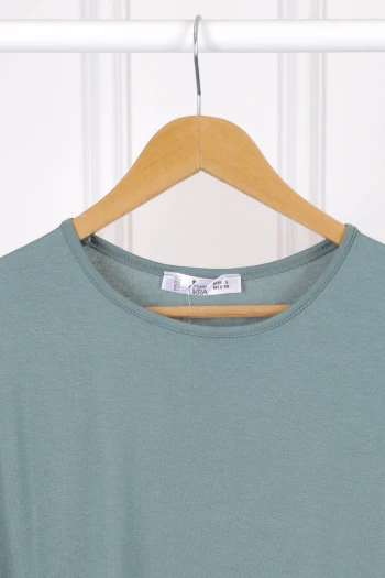 Mint Yeşili Sıfır Kol İçlik Tunik