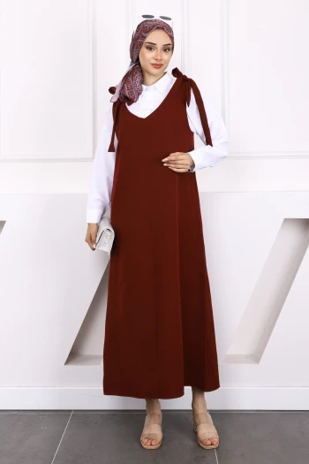 Bordo Omzu Bağlamalı Jile