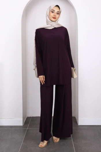 Mürdüm Piliseli Sandy Tunik Pantolon Takım