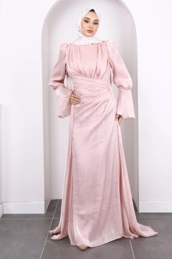 Pudra Kol Detaylı Abiye