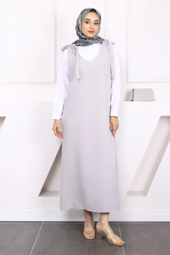 Gri Omzu Bağlamalı Jile