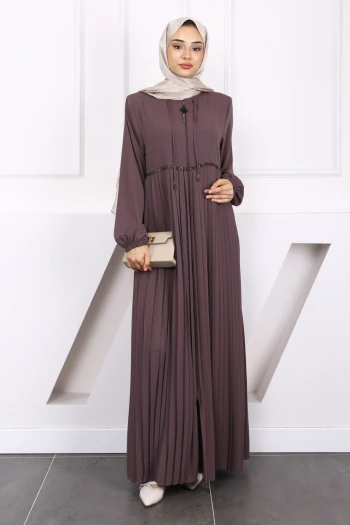 Koyuv Vizon Kol Lastikli Piliseli Ferace