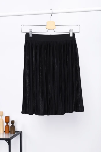 Siyah Lastikli Piliseli İçlik