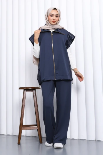 Füme Yelek Pantolonlu Takım