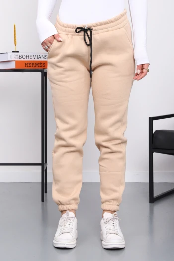 Bisküvi Üç İplik Şardonlu Eşofman Altı