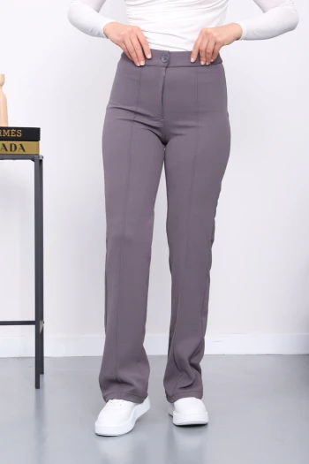 Füme Çimalı İspanyol Paça Pantolon