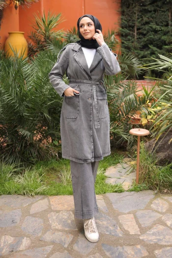 Füme Kol Apoletli Kot Trenç