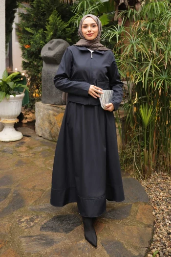 Lacivert Etekli Ceket Bondit Takım