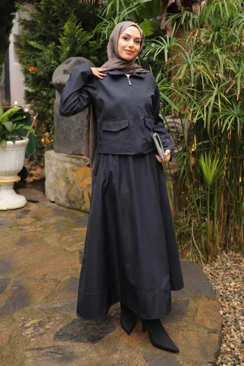 Lacivert Etekli Ceket Bondit Takım