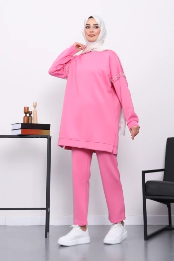 Pembe Omzu İncili Scuba Takım