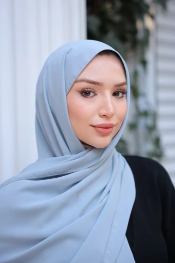 Açık Gri Five Medine İpeği Şal