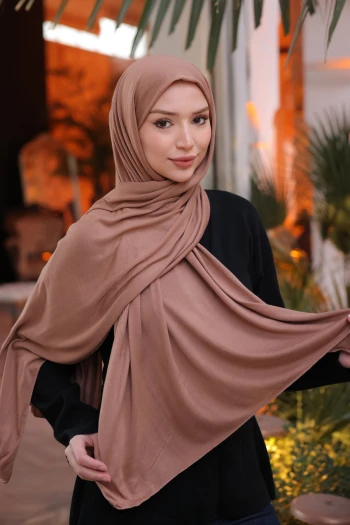 Bisküvi Cazz Scarf Penye Şal