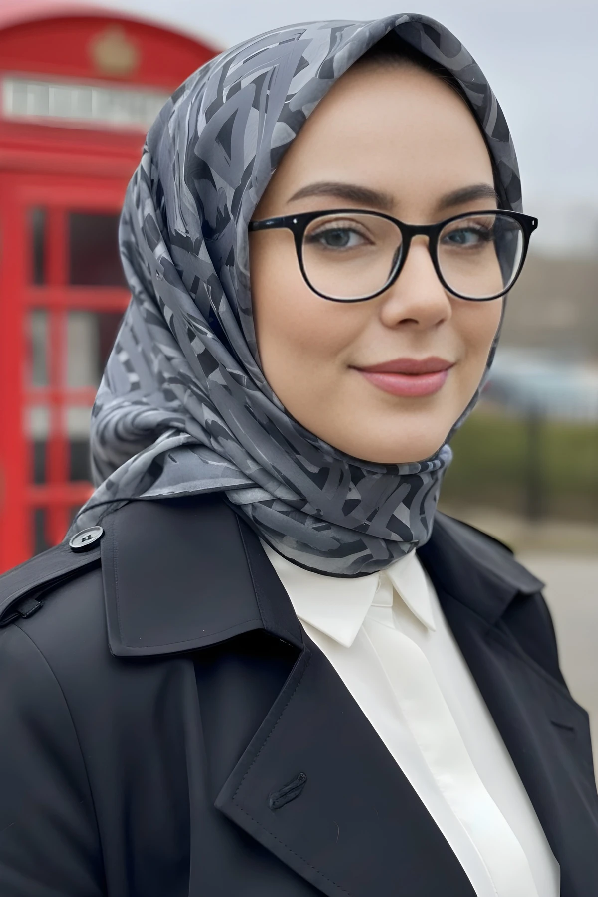 Gri Silk Home Soft Dijital Pamuklu Eşarp