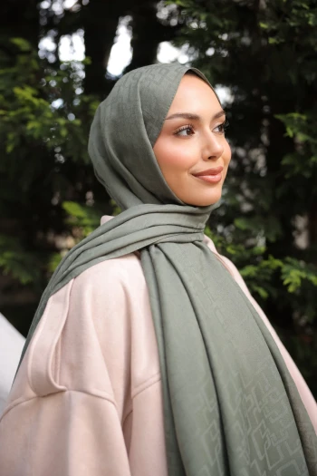 Haki İpekhan Pamuk Jakarlı Şal