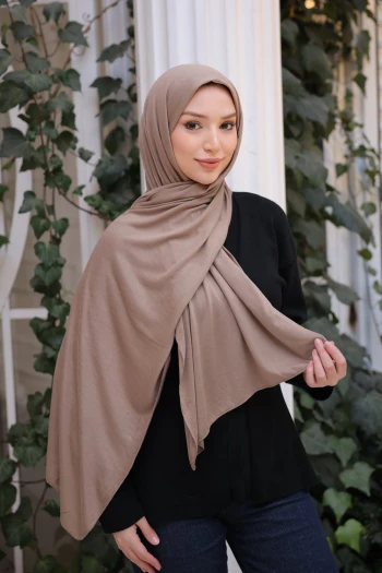 Vizon Cazz Scarf Penye Şal