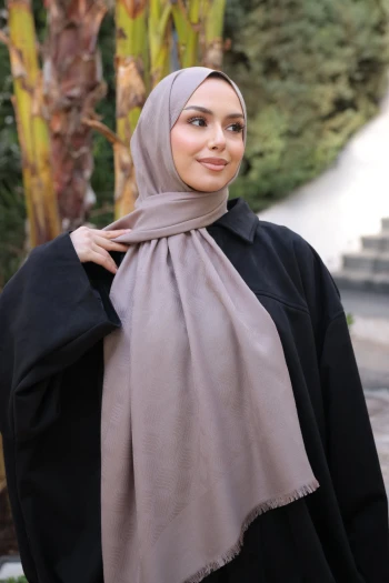 Vizon İpekhan Pamuk Jakarlı Şal