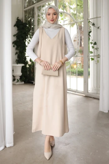 Bej Omzu Bağlamalı Jile