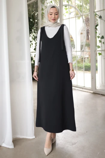 Siyah Omzu Bağlamalı Jile