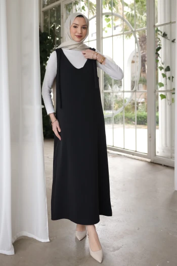 Siyah Omzu Bağlamalı Jile