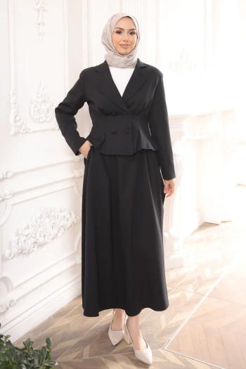Siyah Ceket Etekli Takım