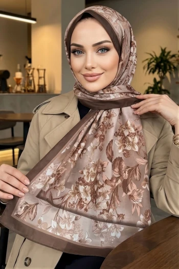 Vizon Desenli Soft Şal