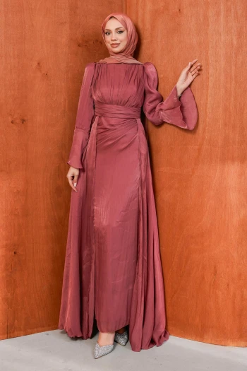 Gül Kurusu Kol Detaylı Abiye