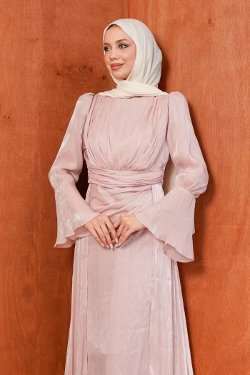 Pudra Kol Detaylı Abiye