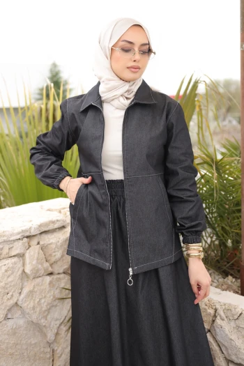 Siyah Ceket Etekli Takım