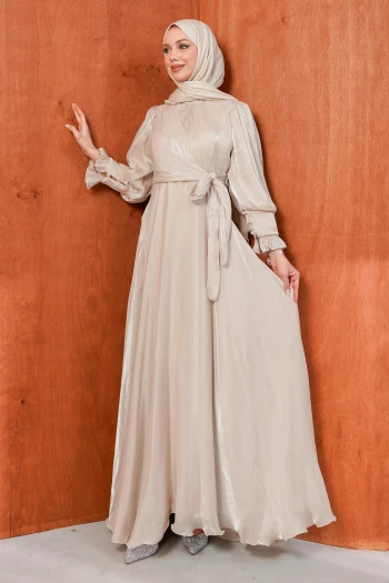 Taş Yandan Bağlamalı Abiye