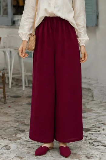 Bordo Bol Paça Ayrobin Pantolon